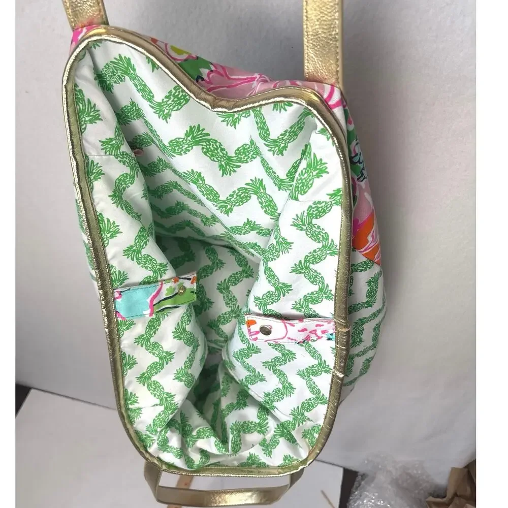 Lilly Pulitzer Target Weekender Luggage XL Tote Bag Nosie Posey NWOT